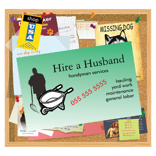 Handyman Services Landscaping Yardwork Repairs Business Card