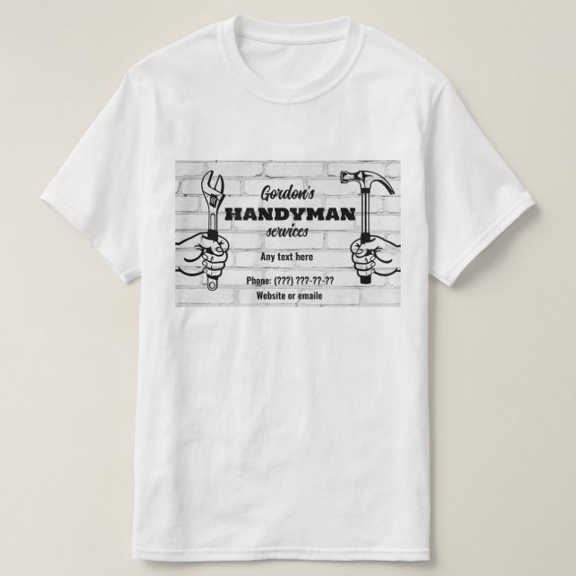 Handyman Services  T-Shirt (Design Front)
