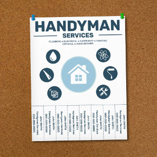 Handyman Services Tear Off Strips Flyer