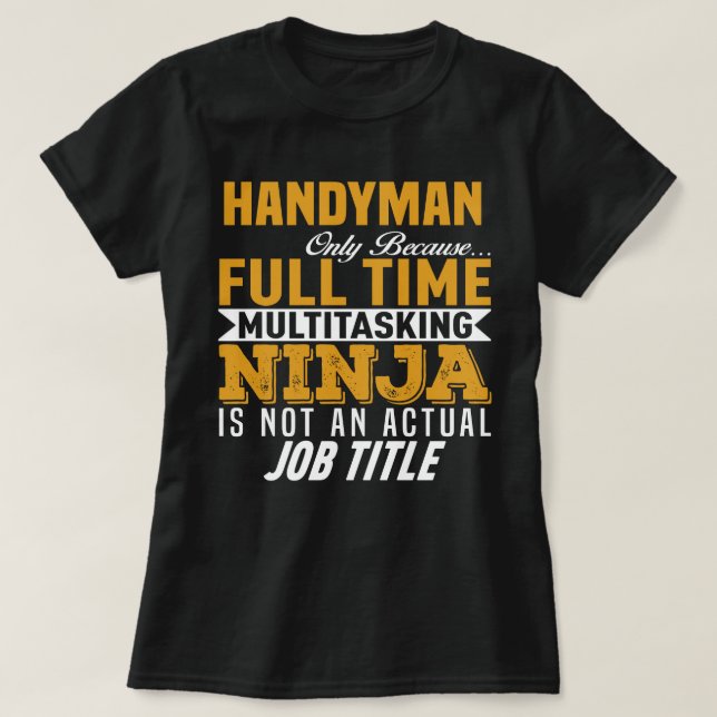 Handyman T-Shirt (Design Front)