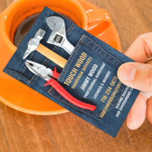 Handyman Tools Business Card