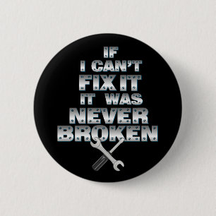 Handyman Tools Humour 6 Cm Round Badge