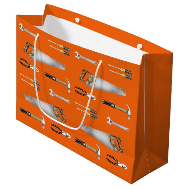 Handyman Tools  Large Gift Bag (Front Angled)