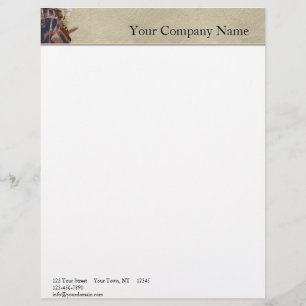 Handyman Tools Watercolor Personalised Letterhead