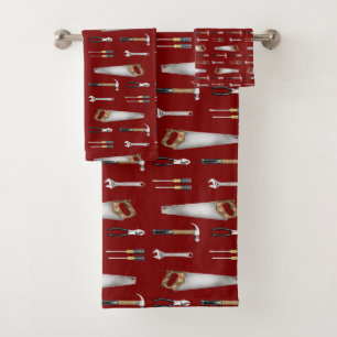 Handyman Work Tools  Bath Towel Set