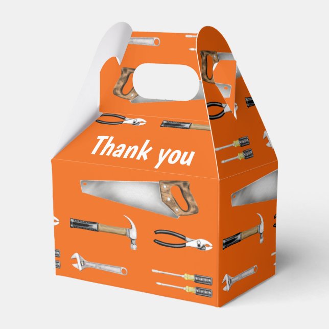 Handyman work tools  favour box (Front Side)