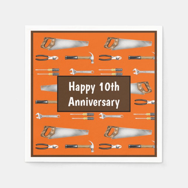 Handyman work tools  napkin (Front)