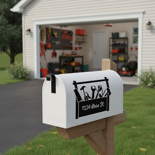 Handyman Workshop mailbox address sticker (Creator Uploaded)