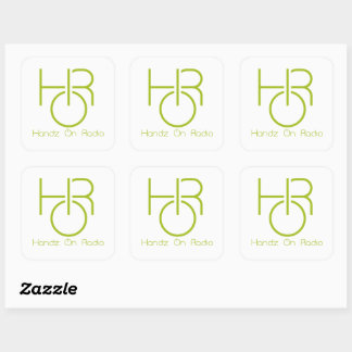 Handz On Radio Green Sticker with Logo