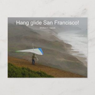 Hang glide San Francisco! California Products Postcard