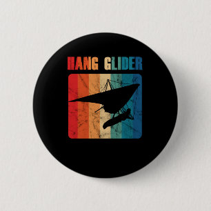 Hang Glider Hang Gliding Extreme Sports Gift 6 Cm Round Badge