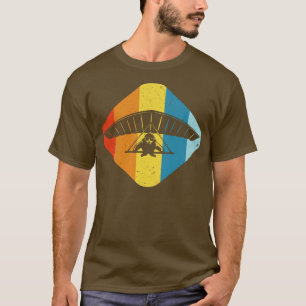 Hang Glider Hang Gliding Retro T-Shirt