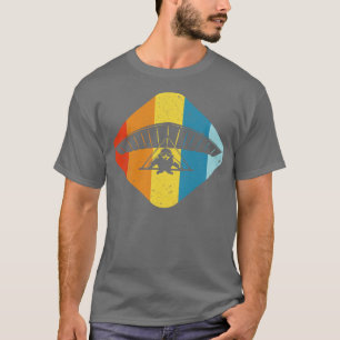Hang Glider Hang Gliding Retro T-Shirt