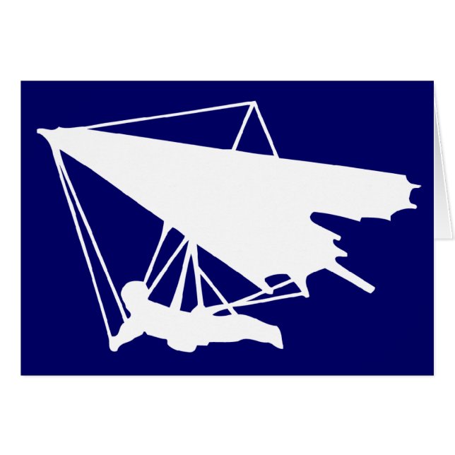 hang glider silhouette (Front Horizontal)