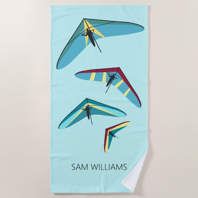 Hang Gliding Beach Towel (Front)