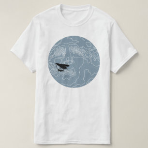 hang gliding by moonlight T-Shirt