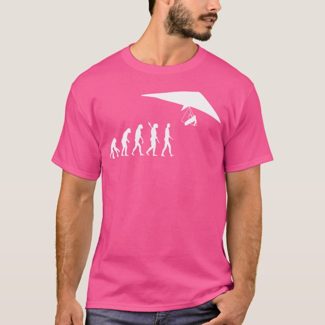 Hang Gliding Evolution Soaring Hang Glider Airspor T-Shirt (Front)