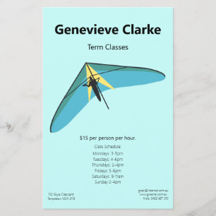 Hang Gliding Flyer