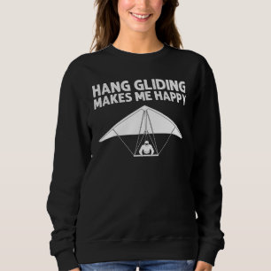 Hang Gliding Men Women Hang Glider Pilot Flyers Sweatshirt