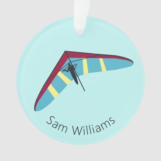 Hang Gliding Ornament (Front)