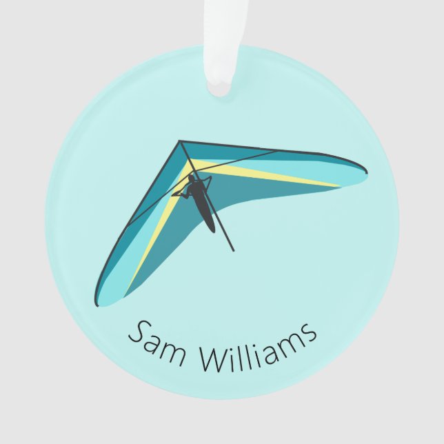 Hang Gliding Ornament (Front)