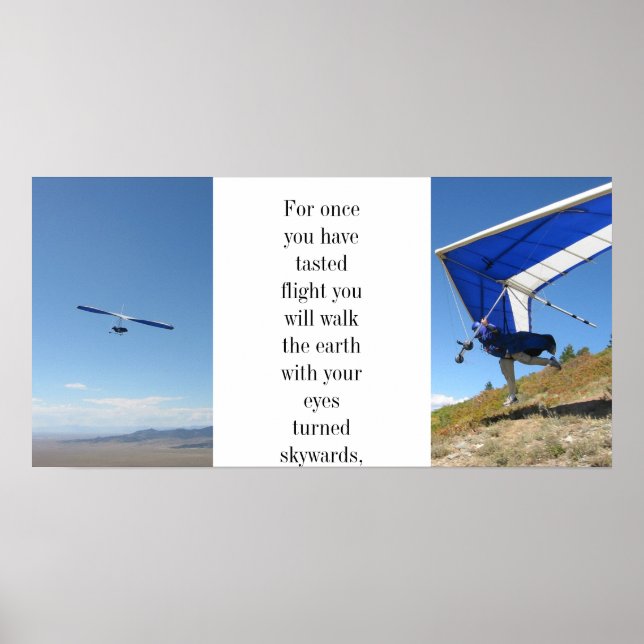 Hang Gliding Poster (Front)