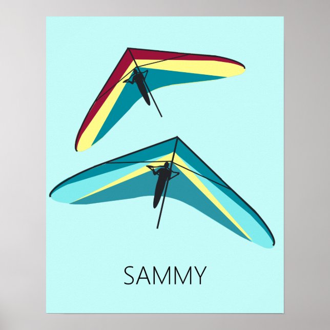 Hang Gliding Poster (Front)