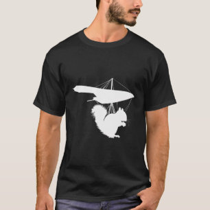 Hang Gliding Squirrel Funny Hang Glider Squirrel T-Shirt