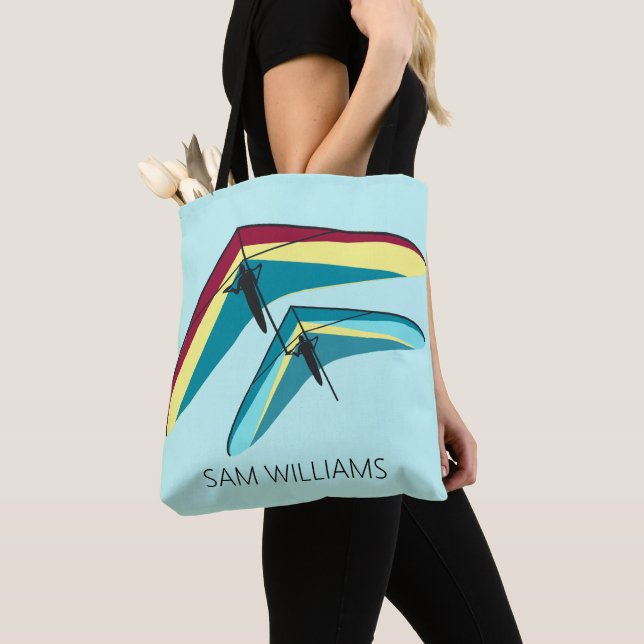 Hang Gliding Tote Bag (Close Up)