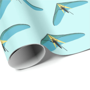 Hang Gliding Wrapping Paper