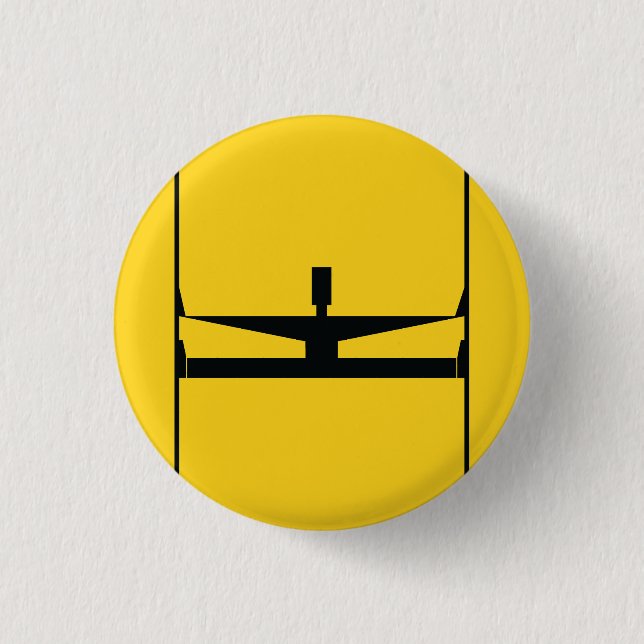 Hang in there ! 3 cm round badge (Front)