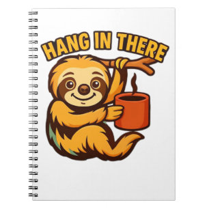 Hang in there baby sloth Classic T-Shirt Notebook