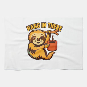 Hang in there baby sloth Classic T-Shirt Tea Towel
