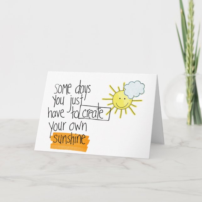 hang in there card (Front)