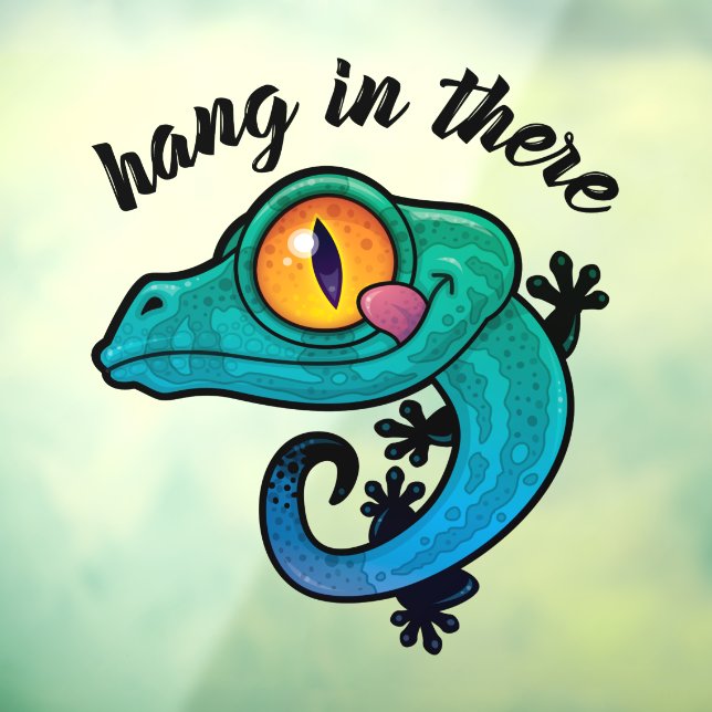 Hang In There Colourful Gecko (Sheet 3)