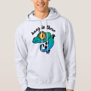 Hang In There Colourful Gecko Hoodie