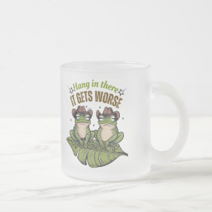 Hang in There, It Gets Worse – Frog Mug