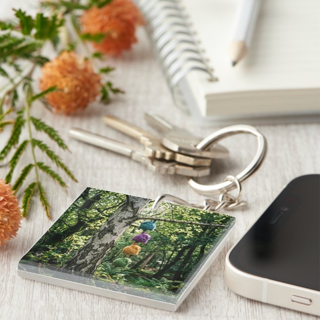 Hang In There Key Ring (Front Right)