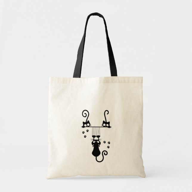 Hang in There, Kitty! Tote Bag (Front)