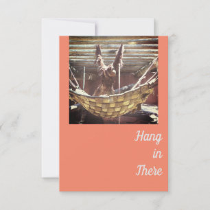 Hang In There Orangutan Greeting Card
