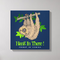 Hang in there Sloth on a Tree Branch