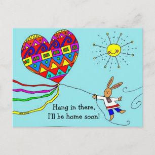 Hang in There Ukrainian Folk Art, Vera Trembach Postcard
