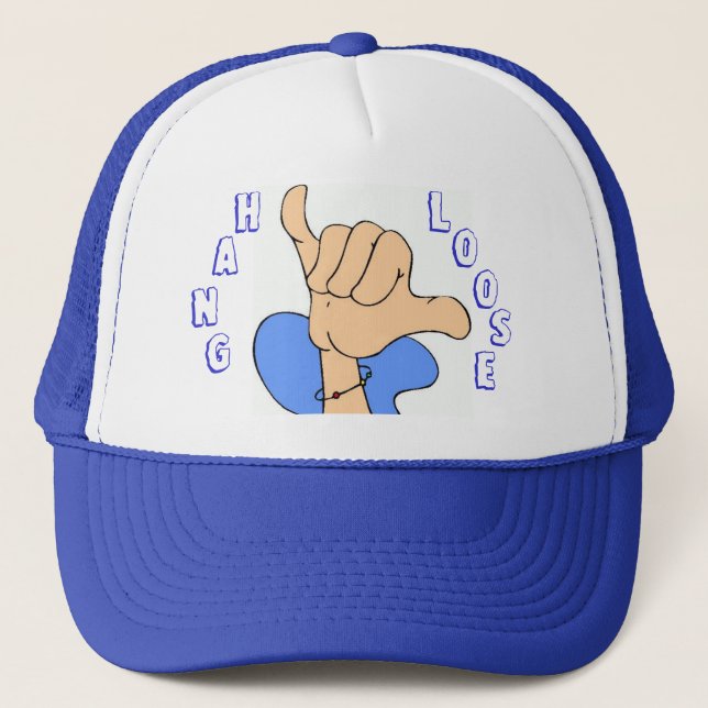 Hang Loose Hawaii Trucker Hat (Front)