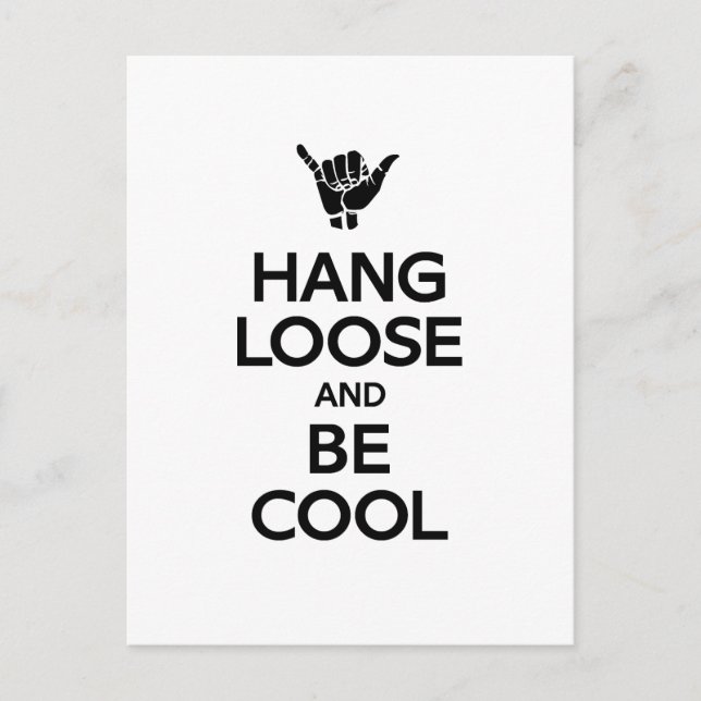 Hang Loose Postcard (Front)