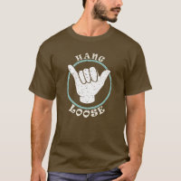 Hang Loose Shaka Tee: Minimalist Surf Style