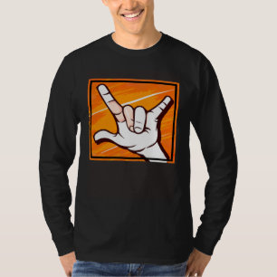 Hang Loose Surfer Hand Symbol T-Shirt