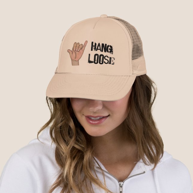 Hang loose trucker hat (In Situ)