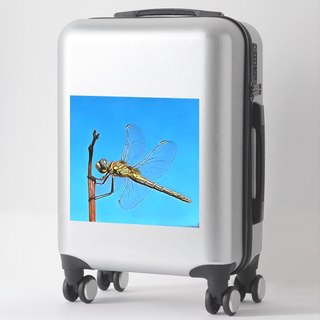 Hang On In There Artistic Dragonfly (Suitcase)