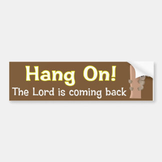 Hang on koala Christian design Bumper Sticker