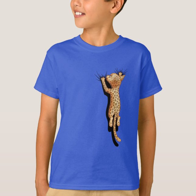 Hang On Leopard T-Shirt (Front)